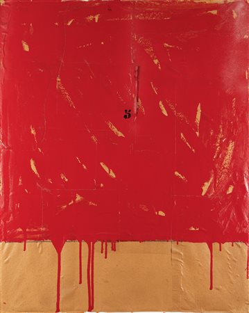 Mario Schifano (Homs 1934-Roma 1998)  - Cartello, 1981