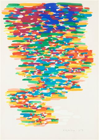 Piero Dorazio (Roma 1927-Perugia 2005)  - Senza titolo, 1973