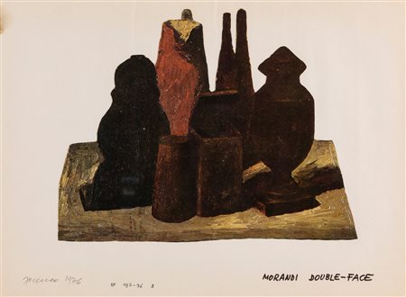 Sarenco Isaia Mabellini (1945-2017)  - Morandi Double-Face, 1976
