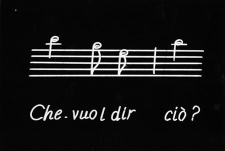 Joseph Kosuth (1945)  - Frammenti di Rossini (Ospiti e Stranieri) # 17, 1999