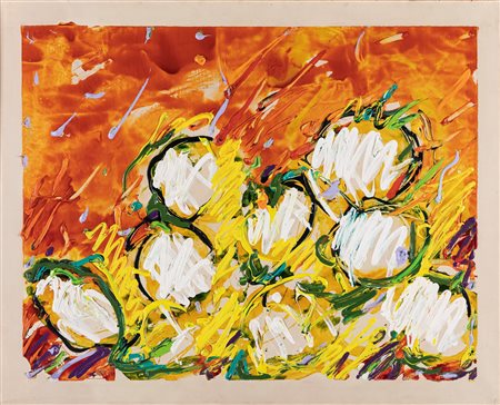 Mario Schifano (Homs 1934-Roma 1998)  - Senza titolo, 80s