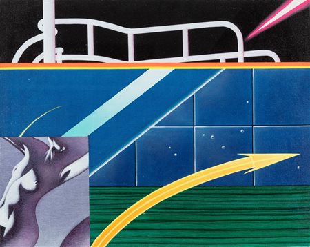 Sergio Sarri (Torino 1938)  - Studio per piscina 7/III, 1989