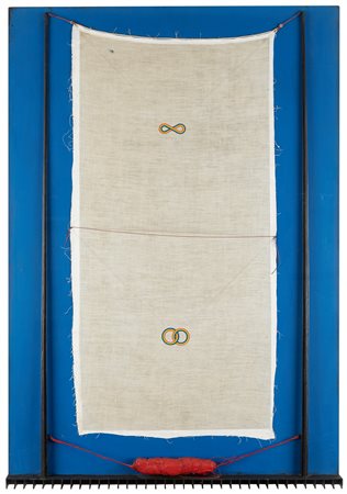 Lucio Del Pezzo (Napoli 1933-Milano 2020)  - La vela - frammento, 1980