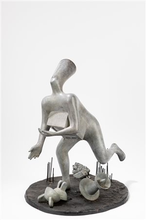 Mark Kostabi (Los Angeles 1960)  - Senza titolo, 1987