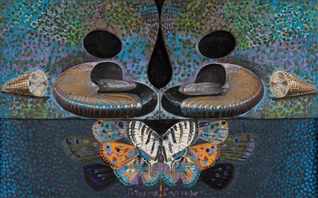 Bruno Caruso (Palermo 1927-Roma 2018)  - Il diavolo entra nella mia tavolozza, 1970 