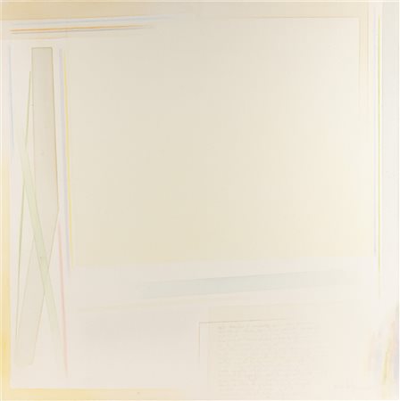 Riccardo Guarneri (Firenze 1933) - Giallo racchiuso ai lati, 2008