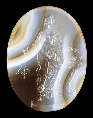 A LATE RENAISSANCE AGATE INTAGLIO. THE ABUNDANCE.