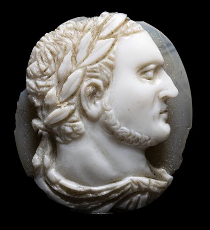 A RENAISSANCE AGATE CAMEO. PORTRAIT OF AN EMPEROR. 