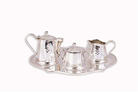 Servito da tè in argento