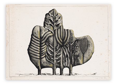 LEO LIONNI (1910-1999) - Scudo di Muse Kazem