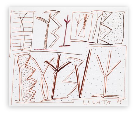 RICCARDO LICATA (1929-2014) - Senza Titolo, 1995