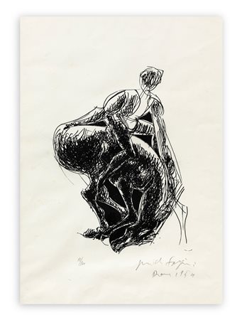 PERICLE FAZZINI (1913-1987) - Senza Titolo, 1954