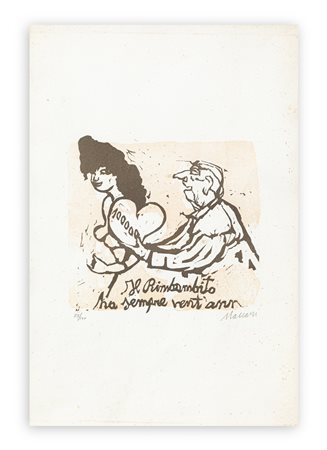 MINO MACCARI (1898-1989) - Senza Titolo