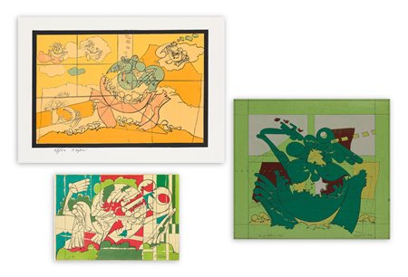 RENATO VOLPINI (1934-2017) - Lotto unico composto da 3 opre grafiche