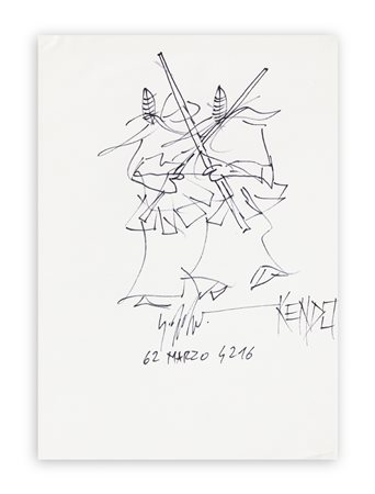 SERGIO DANGELO (1932-2022) - Senza Titolo