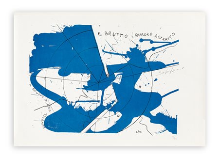 MARIO SCHIFANO (1934-1998) - Il brutto quadro astratto