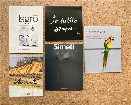 ARTE CONCETTUALE DEL DOPOGUERRA - Lotto unico di 5 cataloghi