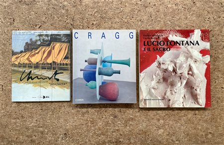 TONY CRAGG, CHRISTO E LUCIO FONTANA - Lotto unico di 3 cataloghi