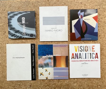 ARTE ANALITICA, CINETICA E ASTRATTA - Lotto unico di 6 cataloghi