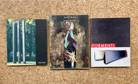 ARNALDO POMODORO, ANTONIO IEVOLELLA E PRIMO FORMENTI - Lotto unico di 3 cataloghi