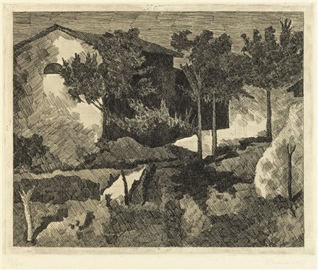 Giorgio Morandi, Paesaggio del Poggio, 1927
