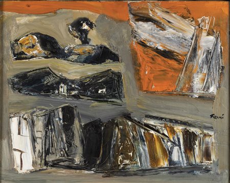 Mario Sironi, Composizione, 1958 circa