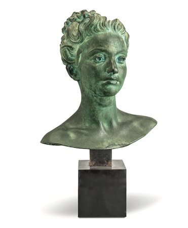 Francesco Messina, Busta di ragazza bergamasca, 1938