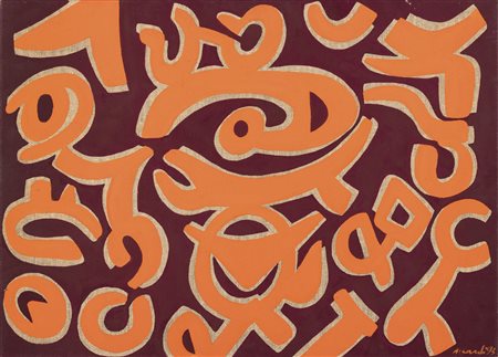 Carla Accardi, Viola arancio, 1993