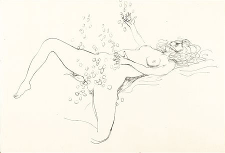 Renato Guttuso, Studio per “Danae”, 1972