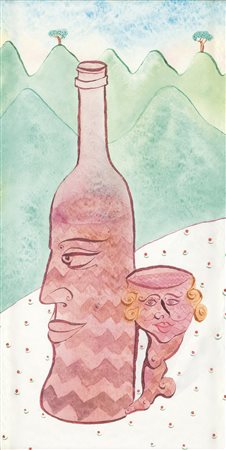 Luigi Ontani, Nicola da bere, 1988