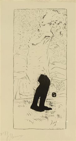Pierre Bonnard, Jeune femme aux bas noirs, 1893