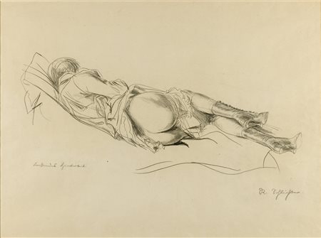 Rudolf Schlichter, Nudo, 1920