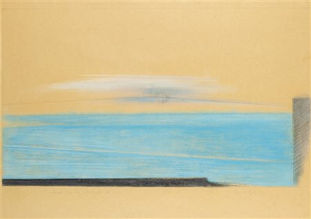 Piero Guccione, Studio per paesaggio di mare, 1973