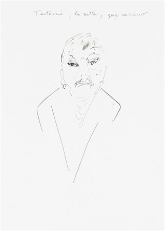 Giosetta Fioroni, Testaccio, la notte, gay anziano, 1990-1991