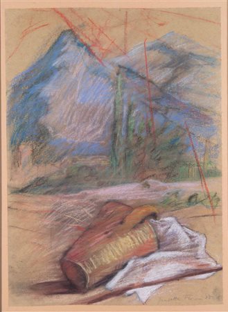 Giosetta Fioroni, Cesto (Omaggio a Tiepolo), 1985