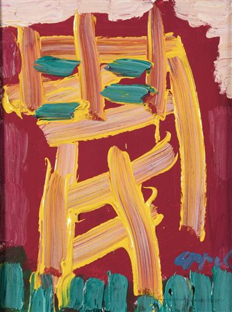 Karel Appel, Senza titolo (Monica), 1987