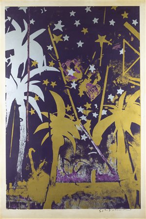 Mario Schifano, Libia, Senza titolo, 1971-1972