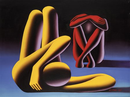 Mark Kostabi, The dawn of consciousness, 1995