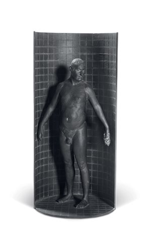 Giuseppe Bergomi, Doccia con figura maschile con spugna, 2001-2004