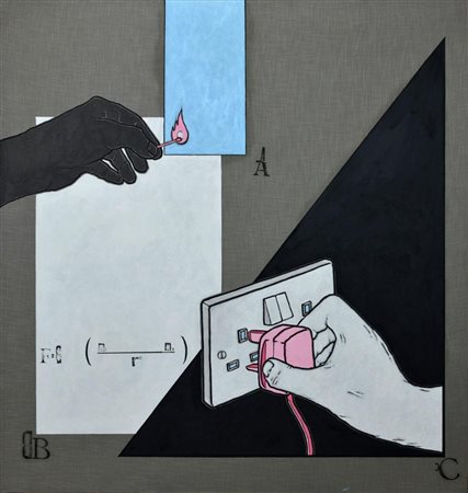 Massimiliano AzzarÃ  (Pescara 1960) 

Consciousness Plays an Independent Role (b)