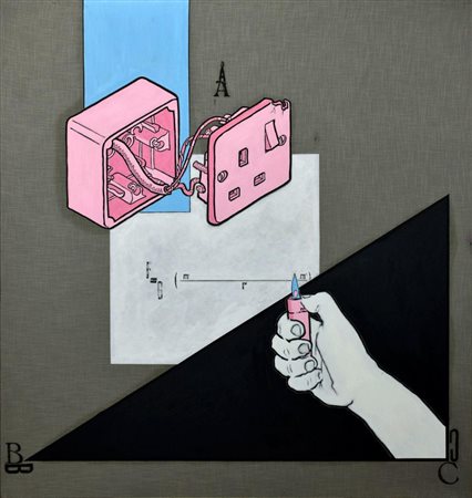 Massimiliano AzzarÃ  (Pescara 1960) 

Consciousness Plays an Independent Role (c)