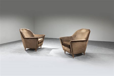 ICO PARISI<BR>Coppia di poltrone