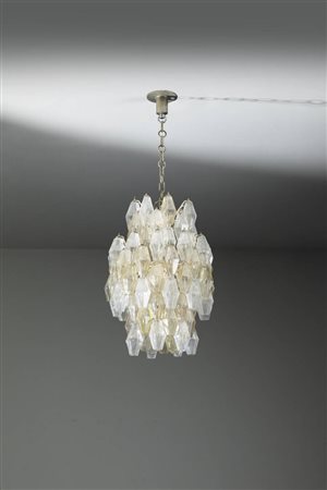 PAOLO VENINI<BR>Lampadario mod. Poliedri