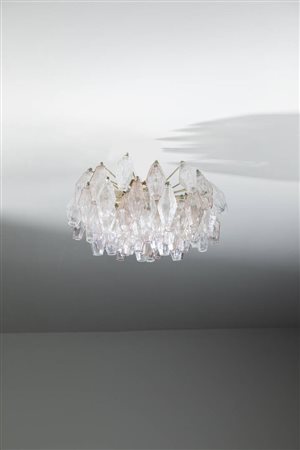 PAOLO VENINI<BR>Lampadario mod. Poliedri