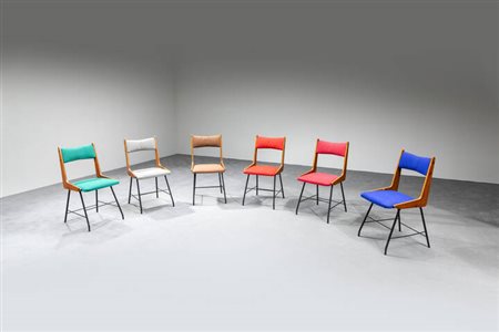 CARLO RATTI<BR>Sei sedie