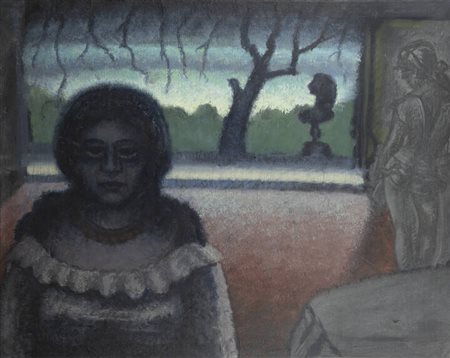 ENRICO ALIMANDI<BR>Torino 1910 - 1984<BR>"Realtà e pensiero" 1972 circa