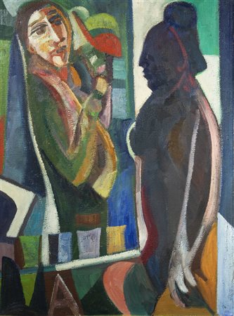 CARLO LORO<BR>Lonigo (VI) 1915 - 2002 Torino<BR>"Controluce" settembre 1970