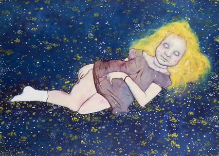 ENRICO COLOMBOTTO ROSSO<BR>Torino 1925 - 2013 Casale Monferrato (AL)<BR>"Bambola bionda"