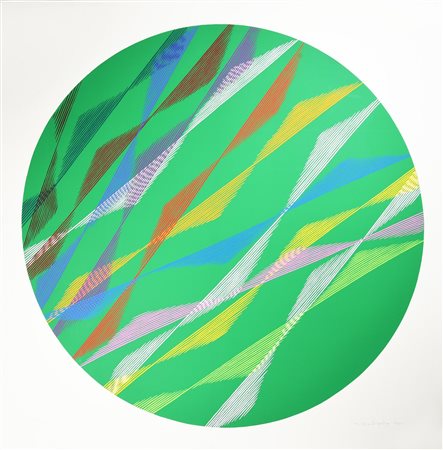 Piero Dorazio (1927 - 2005) SENZA TITOLO, 1990 serigrafia a 7 colori su...