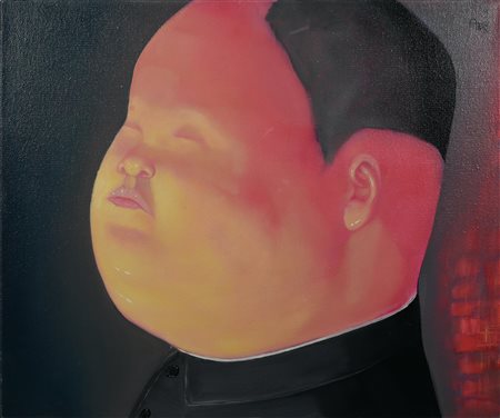 Yin Kun BABY CHINESE 1 olio su tela, cm 50x60 L'opera e' accompagnata da...